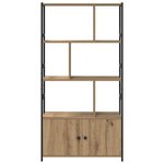 vidaXL Étagère Chêne artisanal 80 x 30 x 155 5 cm Bois d'ingénierie