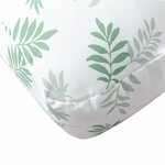 vidaXL Coussin de palette à motif de feuilles 120x40x12 cm Tissu