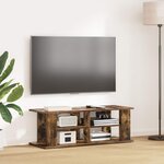 vidaXL Support de télévision Chêne fumé 96 x 35 x 33 5 cm