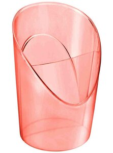 Pot à crayons Colour'Ice  2 compartiments  abricot ESSELTE