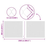 vidaXL Filet de protection pour oiseaux Vert 4 x 25 m HDPE