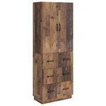 vidaXL Ensemble de Meubles 2 Pièces Bois ancien 66 x 34 5 x 87 cm