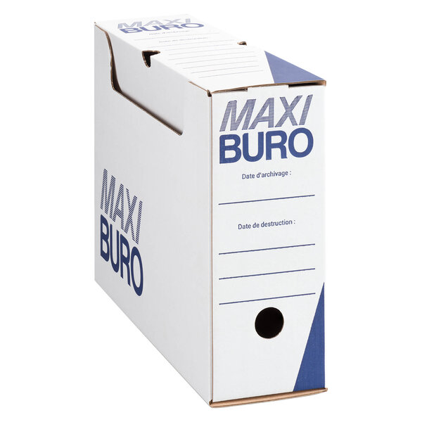 Lot De 20 Boîtes à Archives Blanches - Dos 10cm Format A4 écoresponsable