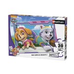 Pat' patrouille puzzle 30 pieces - stella et everest - nathan - puzzle enfant + poster - des 4 ans