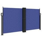 vidaXL Auvent latéral rétractable bleu 120x1000 cm
