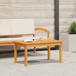 vidaXL Table basse Marron Bois d'acacia massif