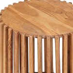 vidaXL Ensemble de Tables de Chevet Artisanales 2 Pièces Marron Teck