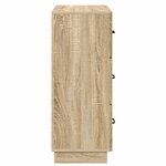 vidaXL Armoire à tiroirs Chêne Sonoma 66 x 34 5 x 87 cm