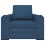 vidaXL Canapé-Lit Bleu 98 x 71 x 83 cm Velours