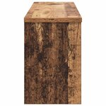 vidaXL Porte-manteau mural avec étagère Bois ancien 80 x 20 x 30 cm