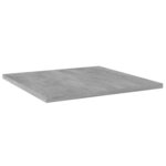 vidaXL Panneaux de bibliothèque 4 Pièces gris béton bois d’ingénierie