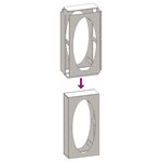 vidaXL Portant de bois chauffage blanc 50x23x100 cm