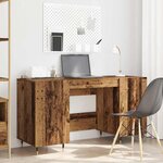 vidaXL Bureau Bois ancien 140 x 50 x 75 cm Bois d'ingénierie