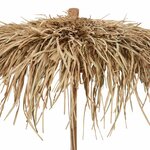 vidaXL Parasol en bambou avec toit en feuille de bananier 270 cm