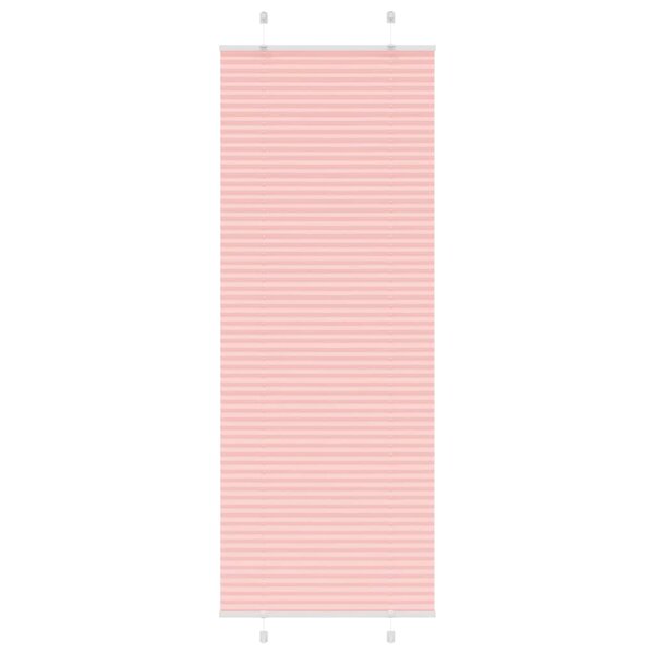 vidaXL Store plissé rose 80x200 cm largeur du tissu 79 4 cm polyester