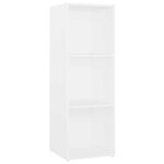 vidaXL Meubles TV 2 Pièces Blanc 107x35x37 cm Bois d'ingénierie