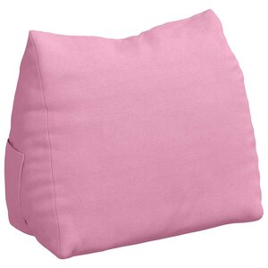 vidaXL Coussin de Dos Rose 45 x 20 x 35 cm tissu