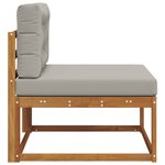 vidaXL Sofa de milieu extérieur Naturel