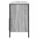 vidaXL Meuble de salle de bain lavabo tiroirs sonoma gris 90x34 5x60cm