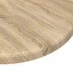vidaXL Plateau de table Chêne sonoma 30 x 30 x 1.5 cm