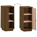 vidaXL Buffet Marron miel 34x40x75 cm Bois massif de pin