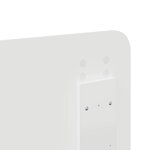 vidaXL Tête de lit avec tête de lit Blanc 160 cm Bois d'ingénierie