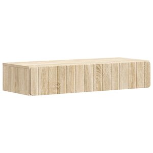 vidaXL Table d'appoint murale Chêne Sonoma 87 5 x 34 5 x 17 cm