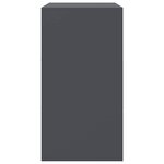 vidaXL Buffet anthracite 67x39x73 cm acier