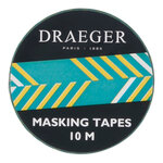 Masking Tape 10 M - Traits - Vert - Draeger paris