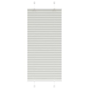 vidaXL Store plissé gris clair 55x100 cm largeur du tissu 54 4 cm