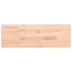 vidaXL Étagère murale 60x20x4 cm bois massif de hêtre
