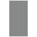 vidaXL Bâche de piscine gris clair 820x420 cm géotextile polyester