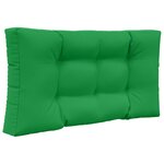 vidaXL Coussin de canapé d'extérieur 3 Pièces Vert Polyester