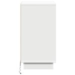 vidaXL Cabinet de chevet Blanc 39 x 34 5 x 65 cm Bois d'ingénierie