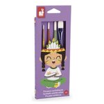 Pinceaux synthetiques X 4 -  - Juratoys