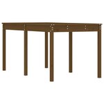 vidaXL Table de jardin marron miel 159 5x82 5x76 cm bois massif de pin