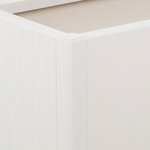 vidaXL Jardinière avec treillis blanc 80x36x140 cm PP