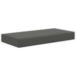 vidaXL Coussin de Siège d'Extérieur Anthracite 80 x 40 x 8 cm