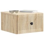 vidaXL Cabinet de chevet mural Chêne Sonoma 33 x 34 5 x 20 cm