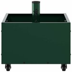 vidaXL Base de parasol avec jardinière Vert 45 x 45 x 45 cm Acier
