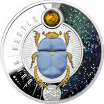 Monnaie en argent 2 dollars g 31.1 (1 oz) millésime 2022 dung beetle