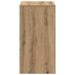 vidaXL Bureau chêne artisanal 60 x 40 x 76 cm Bois d'ingénierie