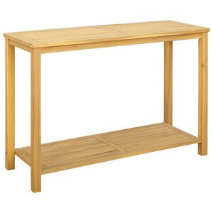 vidaXL Table console de jardin Acacia clair 110 x 40 x 75 cm