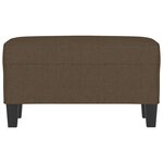 vidaXL Banc Marron 100x35x41 cm Tissu