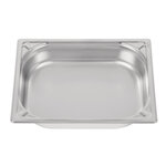 Bac gastro inox 18/10 gn 1/2 - h 65 mm - vogue -  - inox4 265x65x325mm