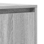 vidaXL Buffet Sonoma gris 120 x 41 x 75 cm Bois d'ingénierie