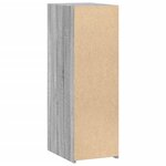 vidaXL Buffet sonoma gris 30x41x93 cm bois d'ingénierie