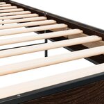 vidaXL Cadre de lit sans matelas chêne marron 90x200 cm