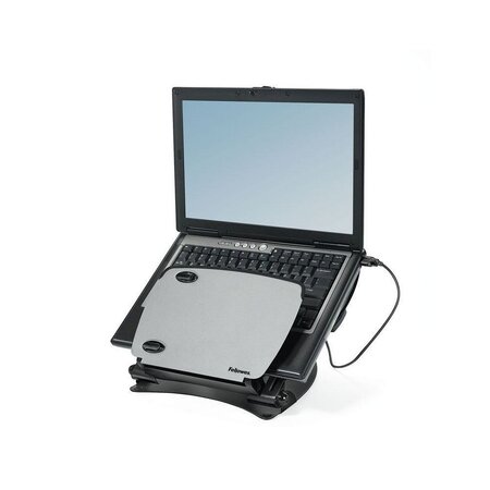 Support pour ordinateur portable Professional Series™, angle et hauteur réglables, 762 x 308 x 338 mm, Noir