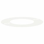 vidaXL Anneau d'arbre plat 5 Pièces Blanc Ø40/70 cm Acier
